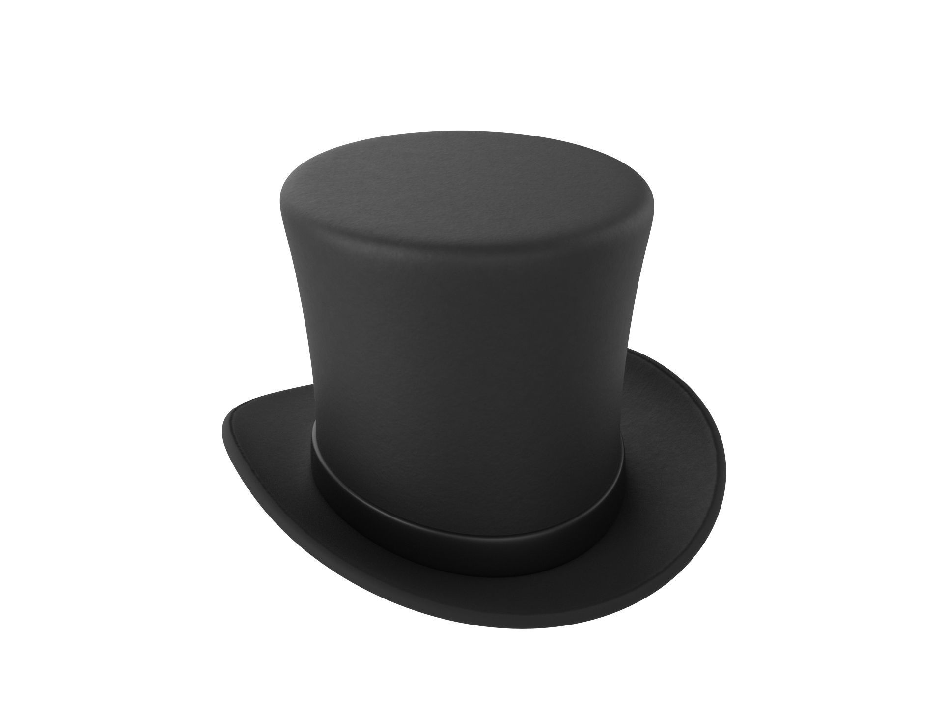 Top Hat 3D model_6
