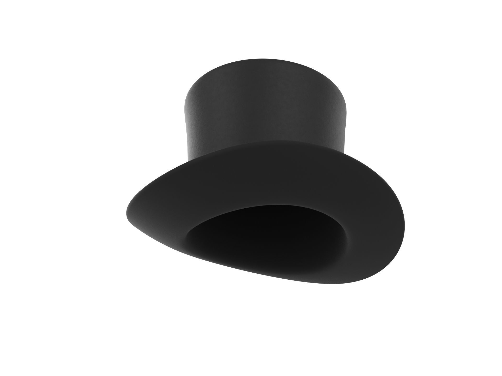 Top Hat 3D model_4