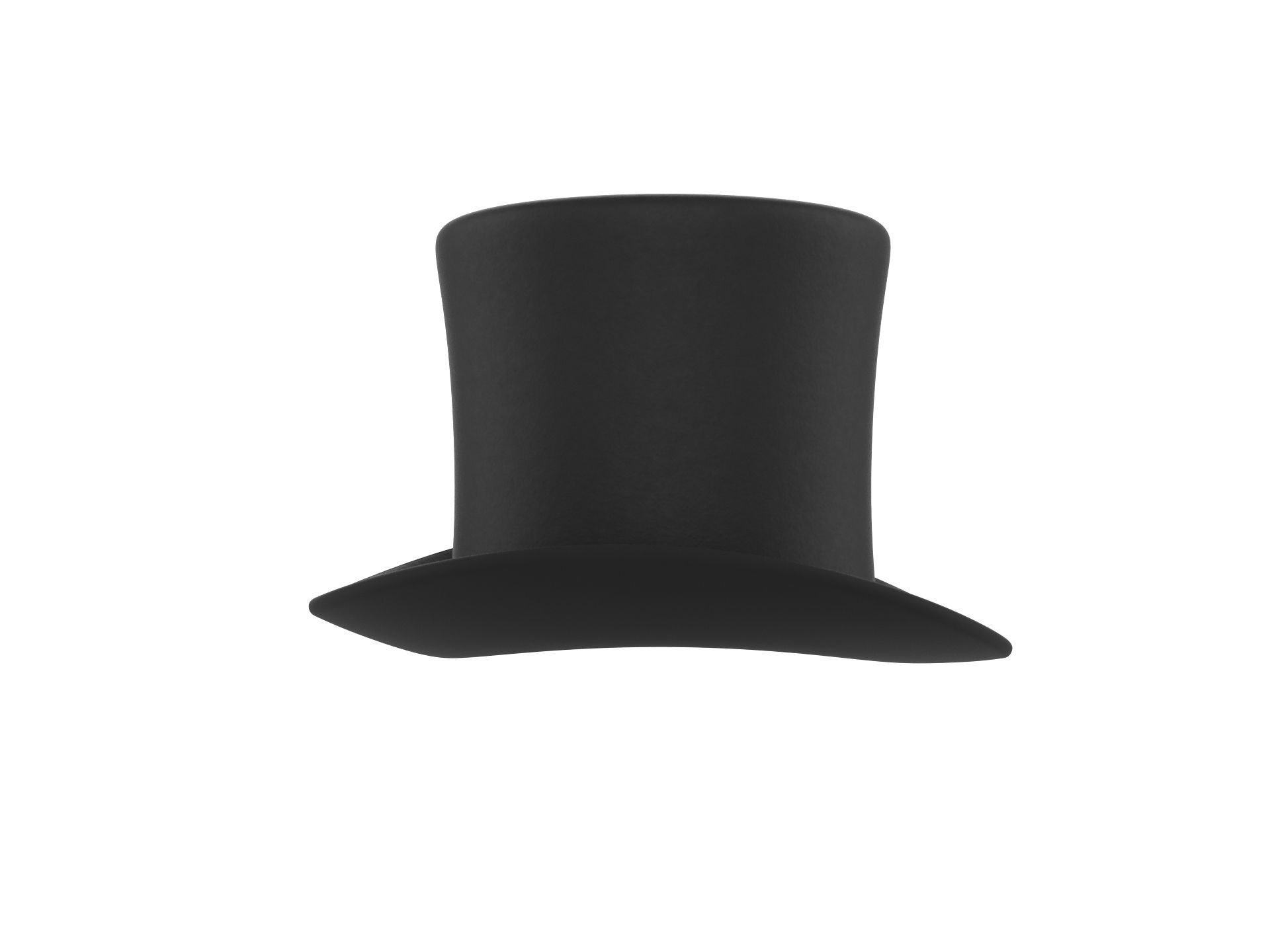 Top Hat 3D model_3