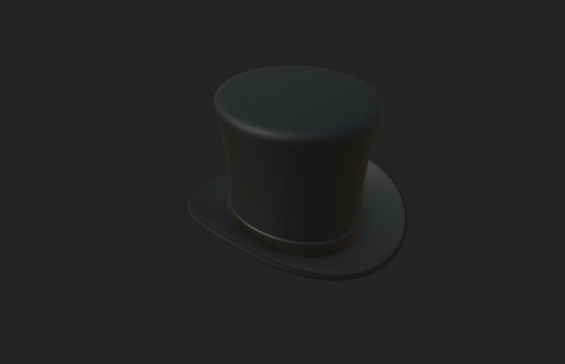 Top Hat 3D model_16