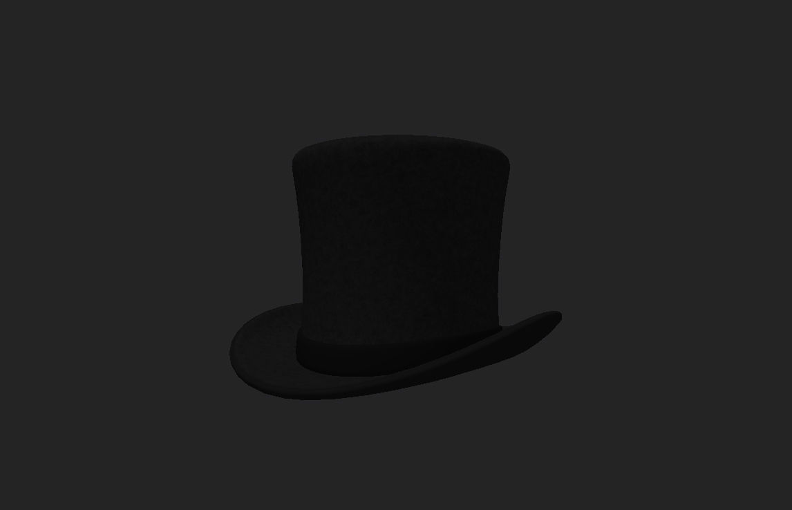 Top Hat 3D model_10