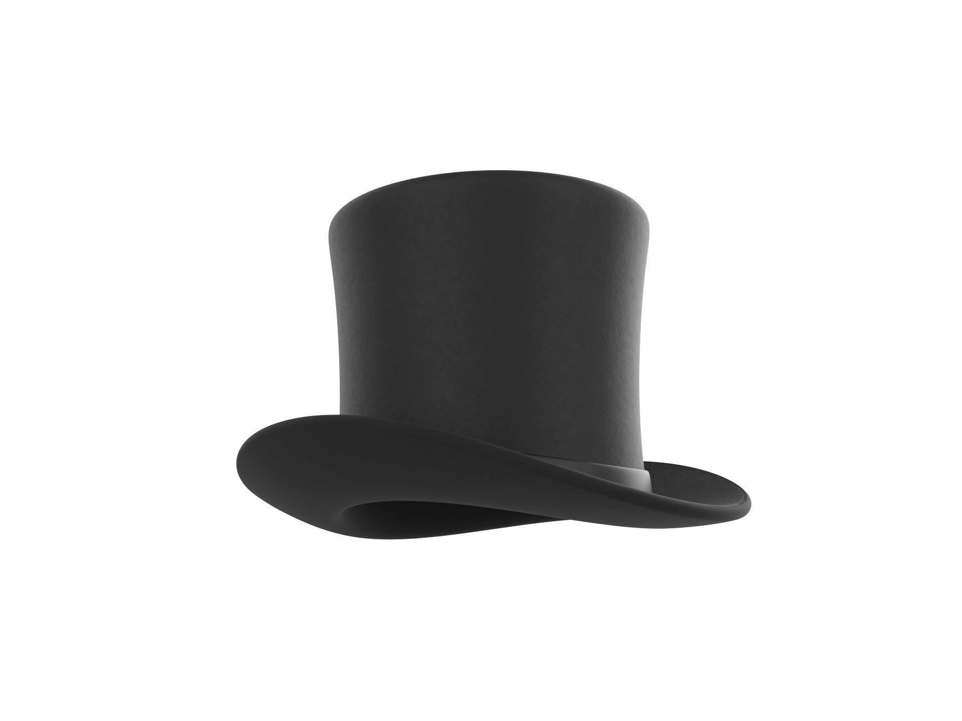 Top Hat 3D model_2