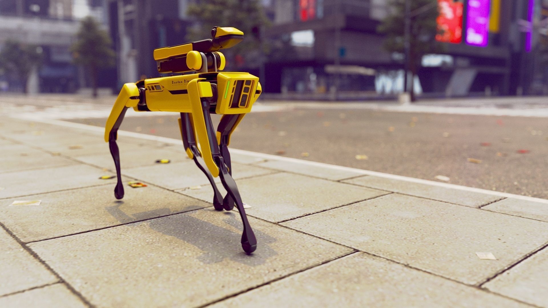 Spot Robot With Arm 3D model_5
