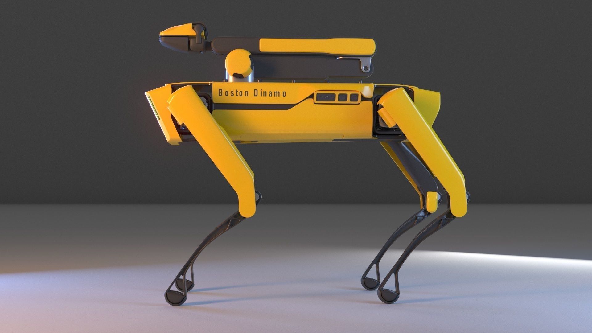 Spot Robot With Arm 3D model_4