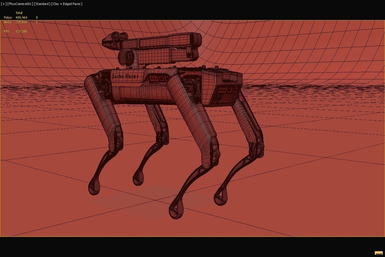 Spot Robot With Arm 3D model_10