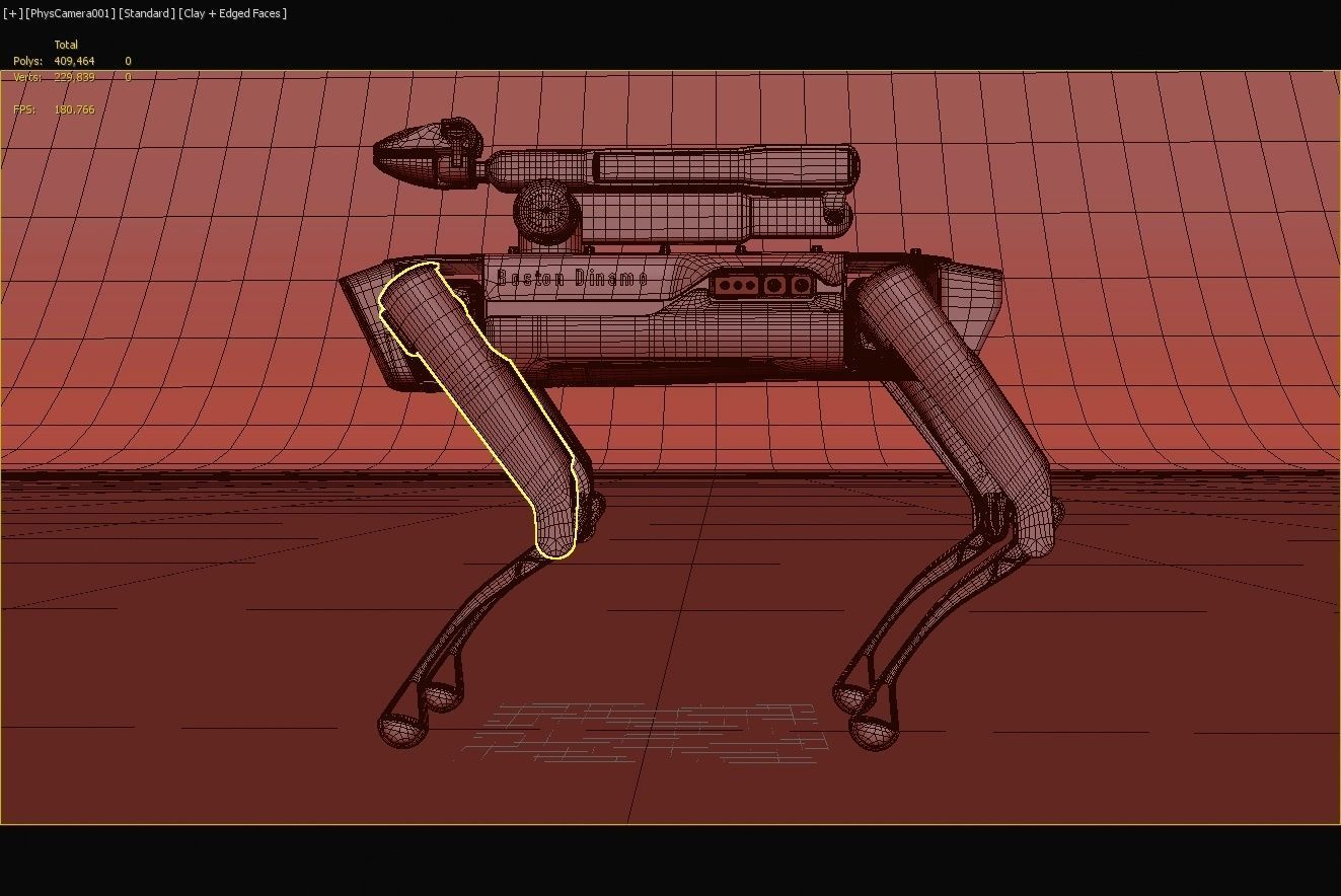 Spot Robot With Arm 3D model_12