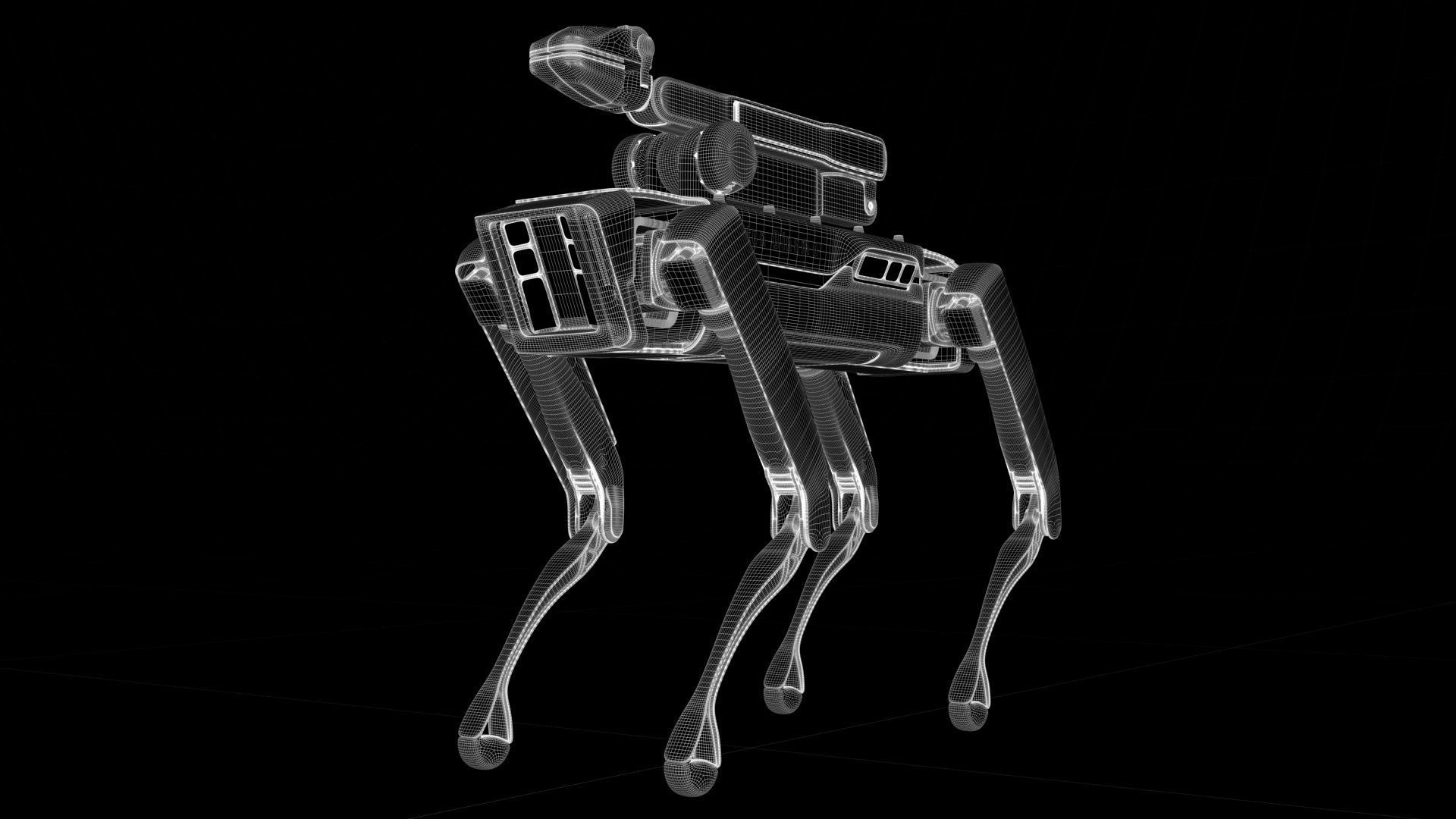 Spot Robot With Arm 3D model_7