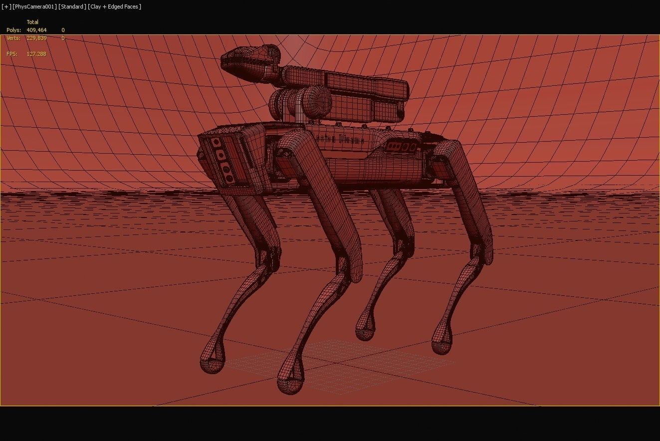 Spot Robot With Arm 3D model_11
