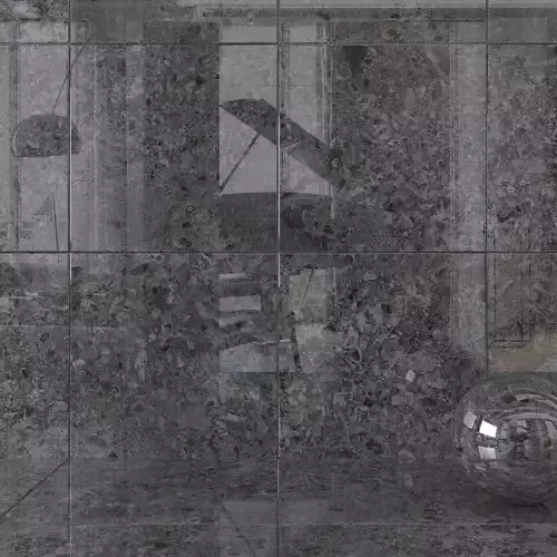 Wall Tiles Museum Solto 4D Black 120x120