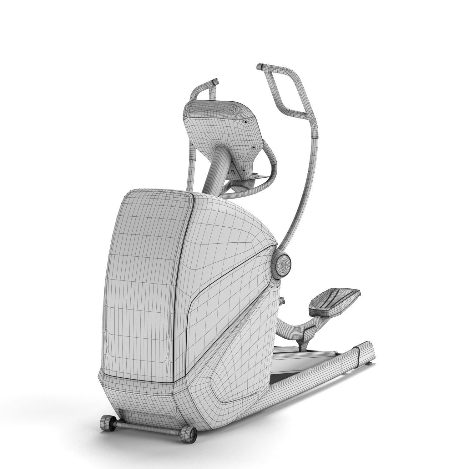 Elliptical trainer Octane XT3700 3D model_14