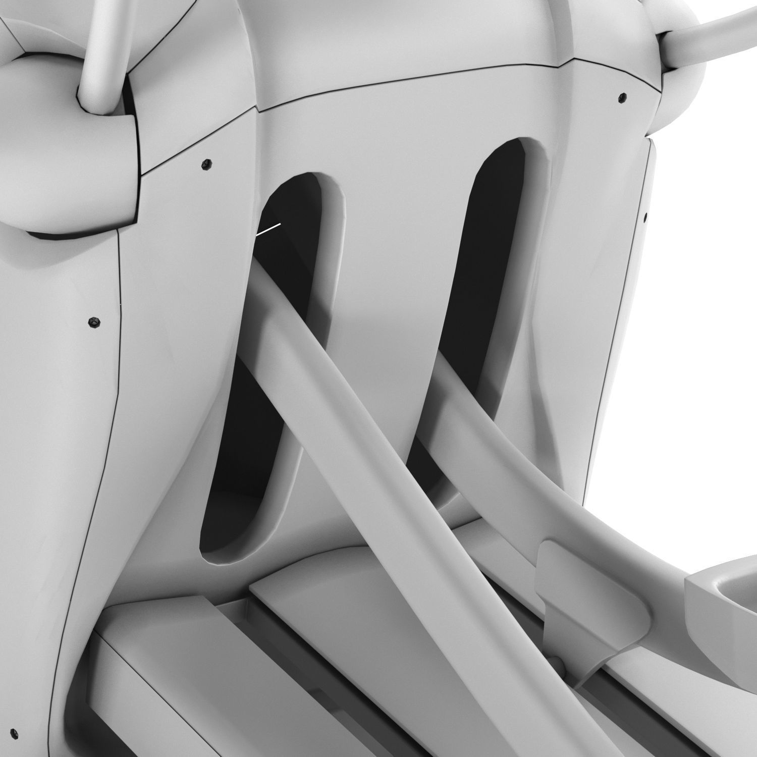 Elliptical trainer Octane XT3700 3D model_29