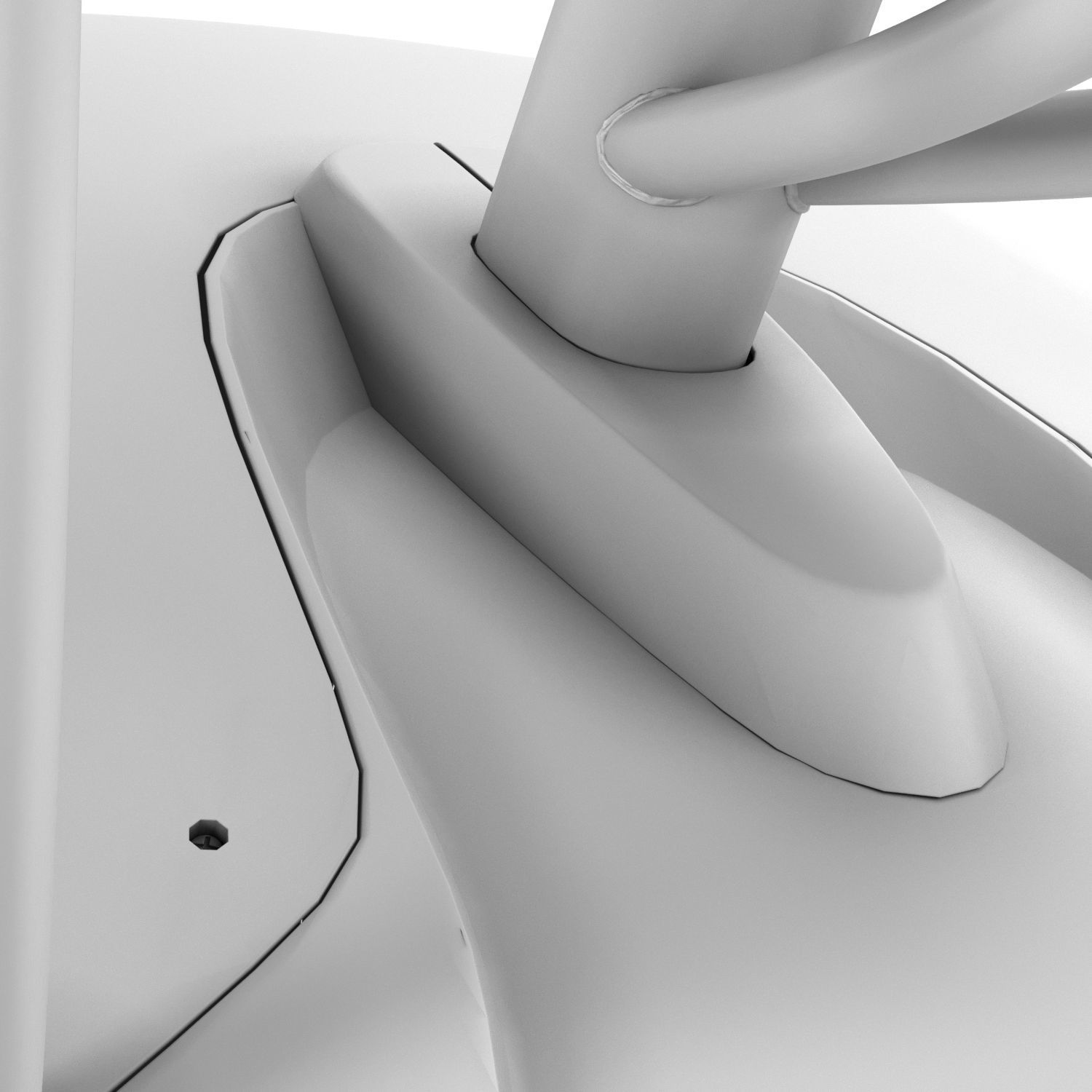 Elliptical trainer Octane XT3700 3D model_27