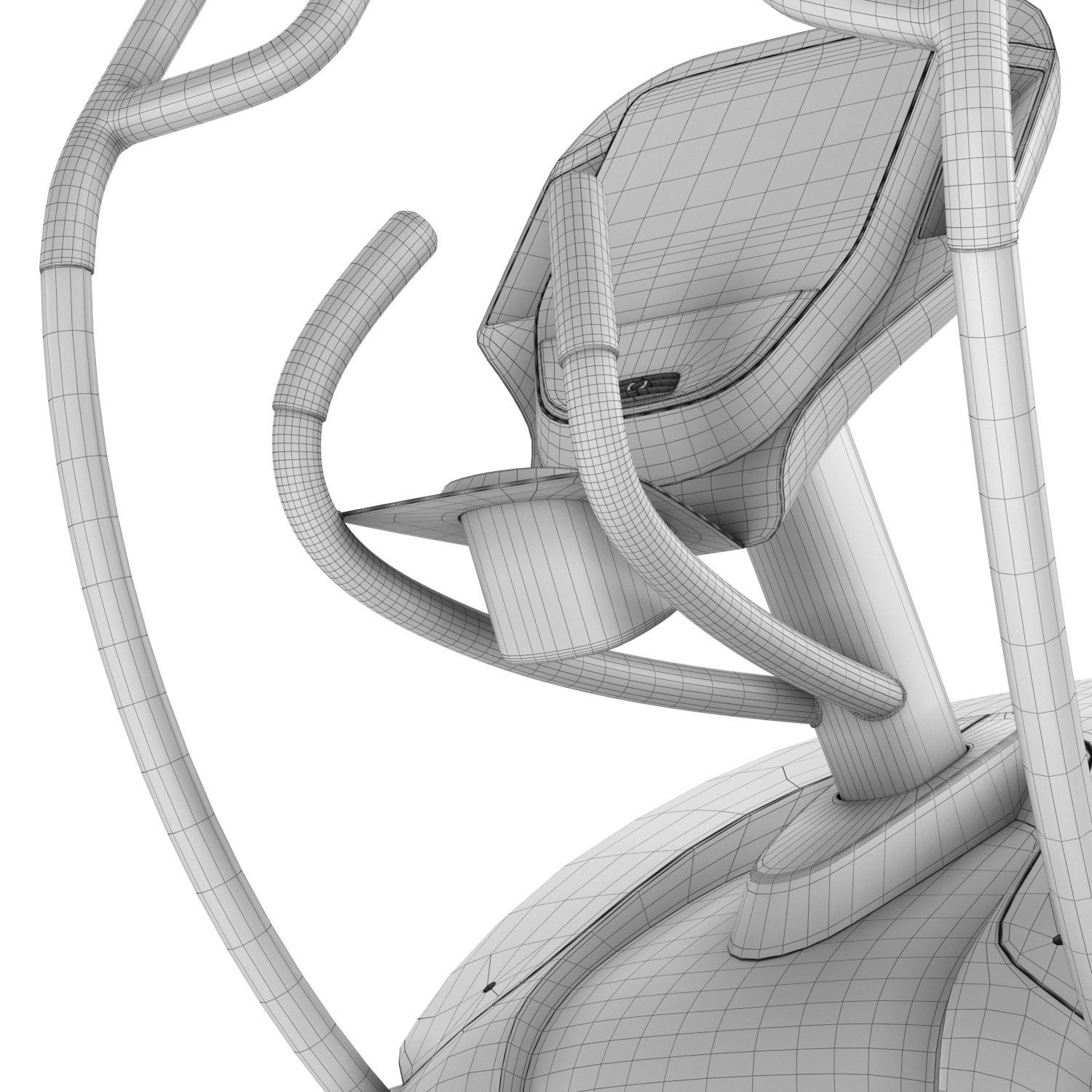 Elliptical trainer Octane XT3700 3D model_24