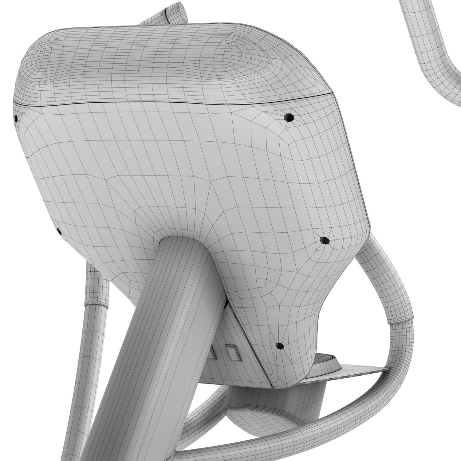 Elliptical trainer Octane XT3700 3D model_18