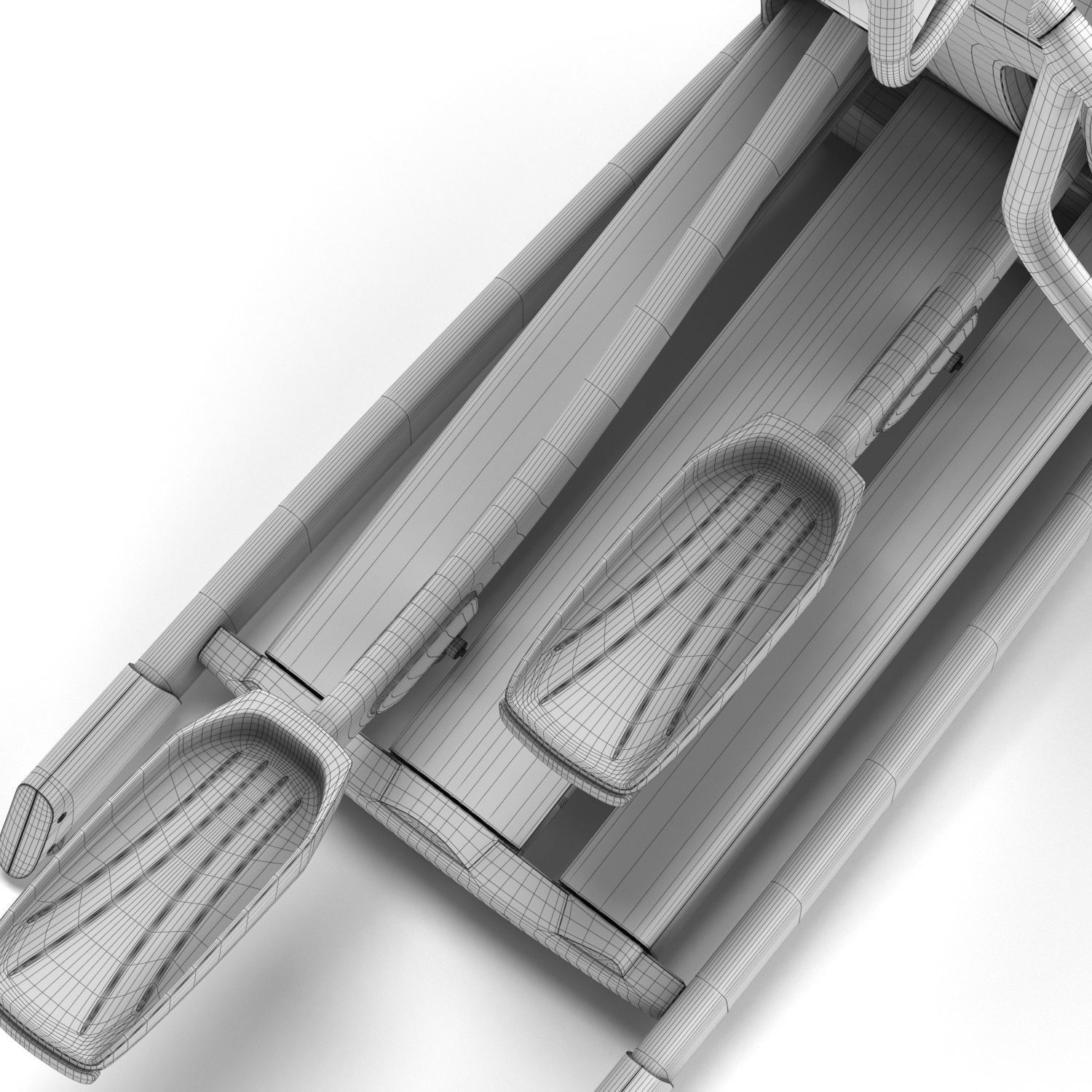 Elliptical trainer Octane XT3700 3D model_22