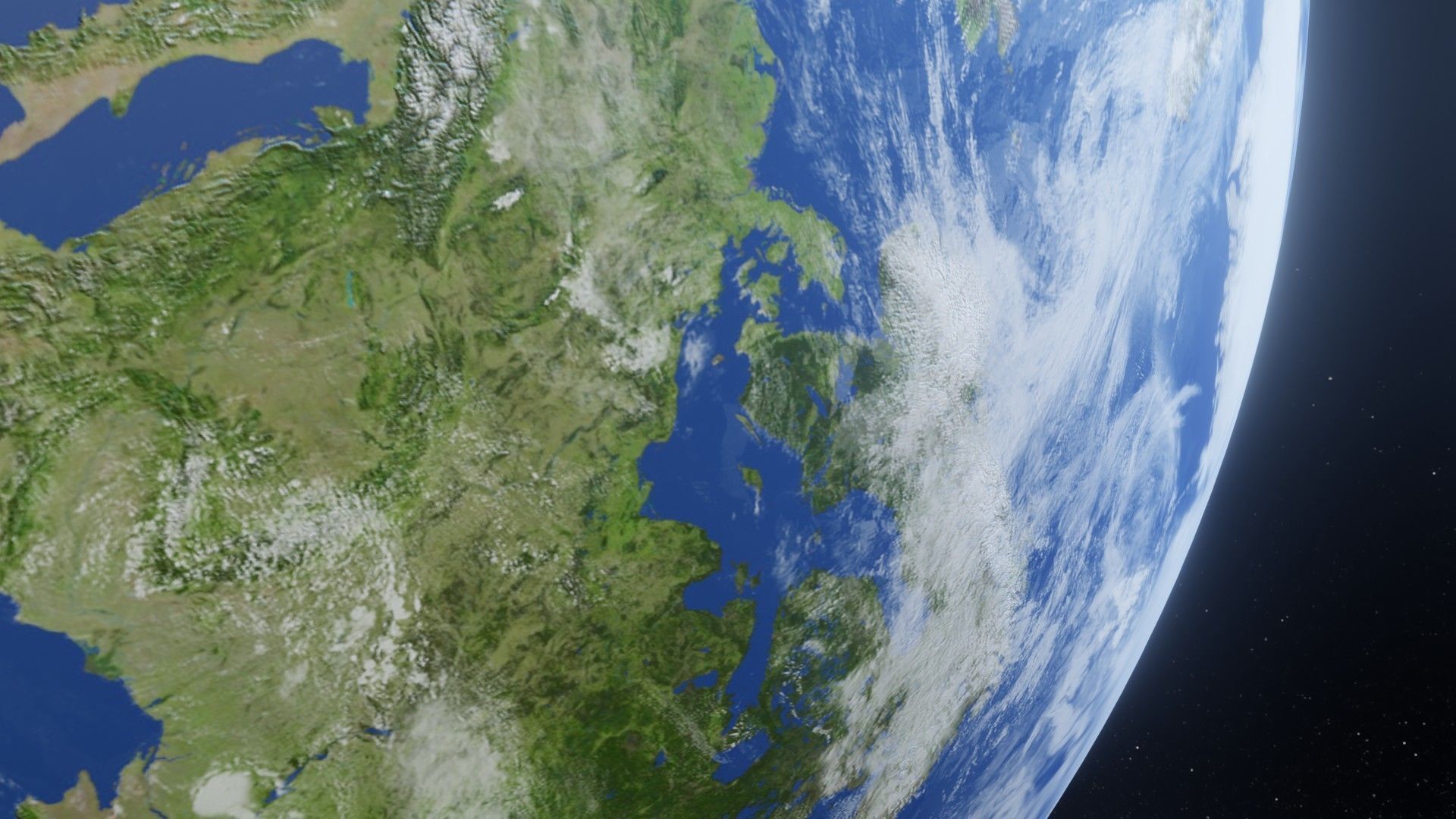 Photorealistic Earth 8k Textures 3D Model Low-poly 3D model_13