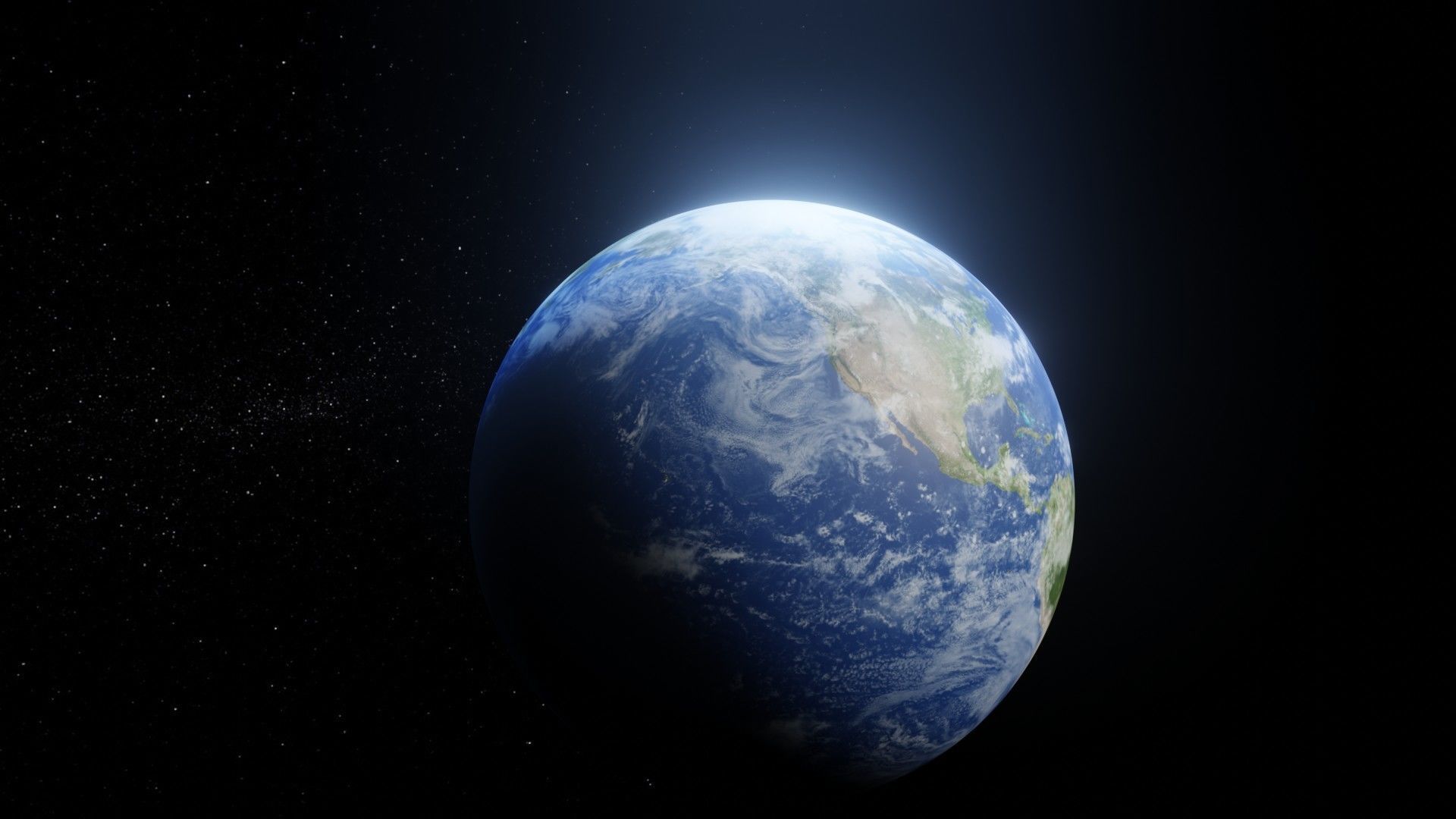 Photorealistic Earth 8k Textures 3D Model Low-poly 3D model_8