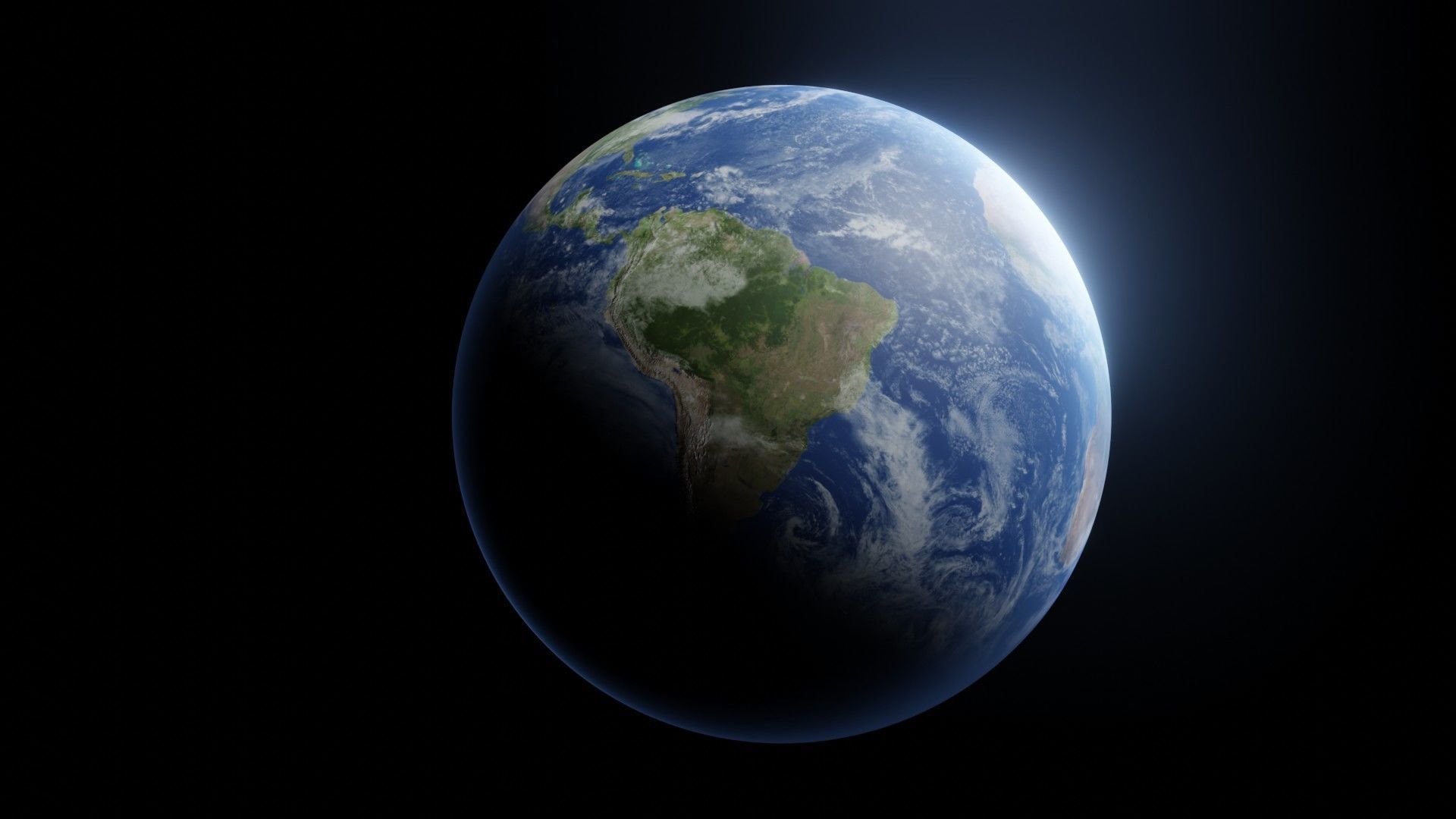Photorealistic Earth 8k Textures 3D Model Low-poly 3D model_18