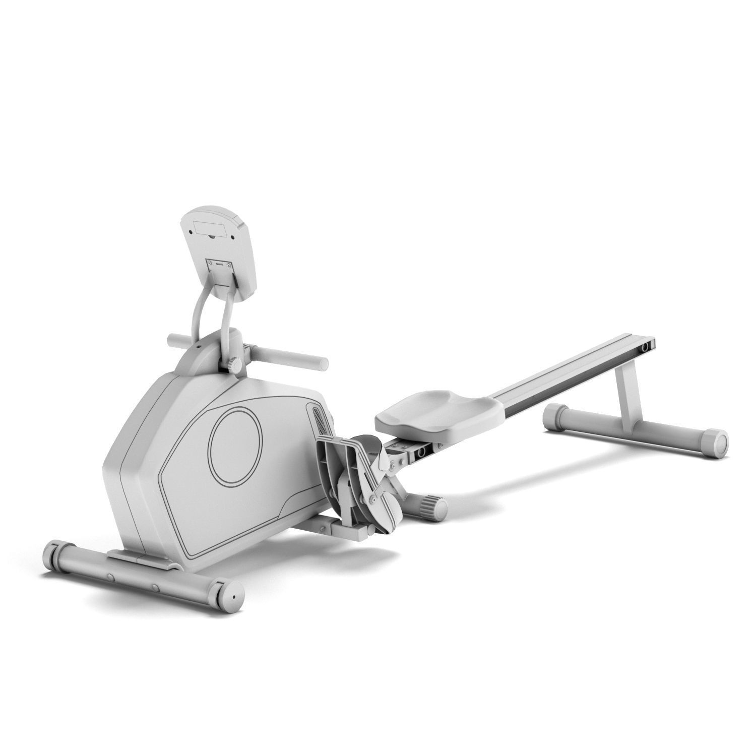 Rowing machine Xterra ERG 200 3D model_12