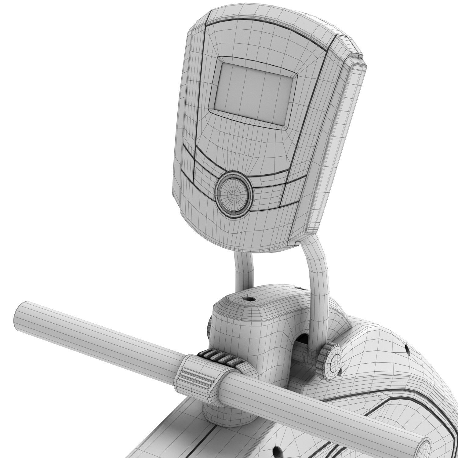 Rowing machine Xterra ERG 200 3D model_19