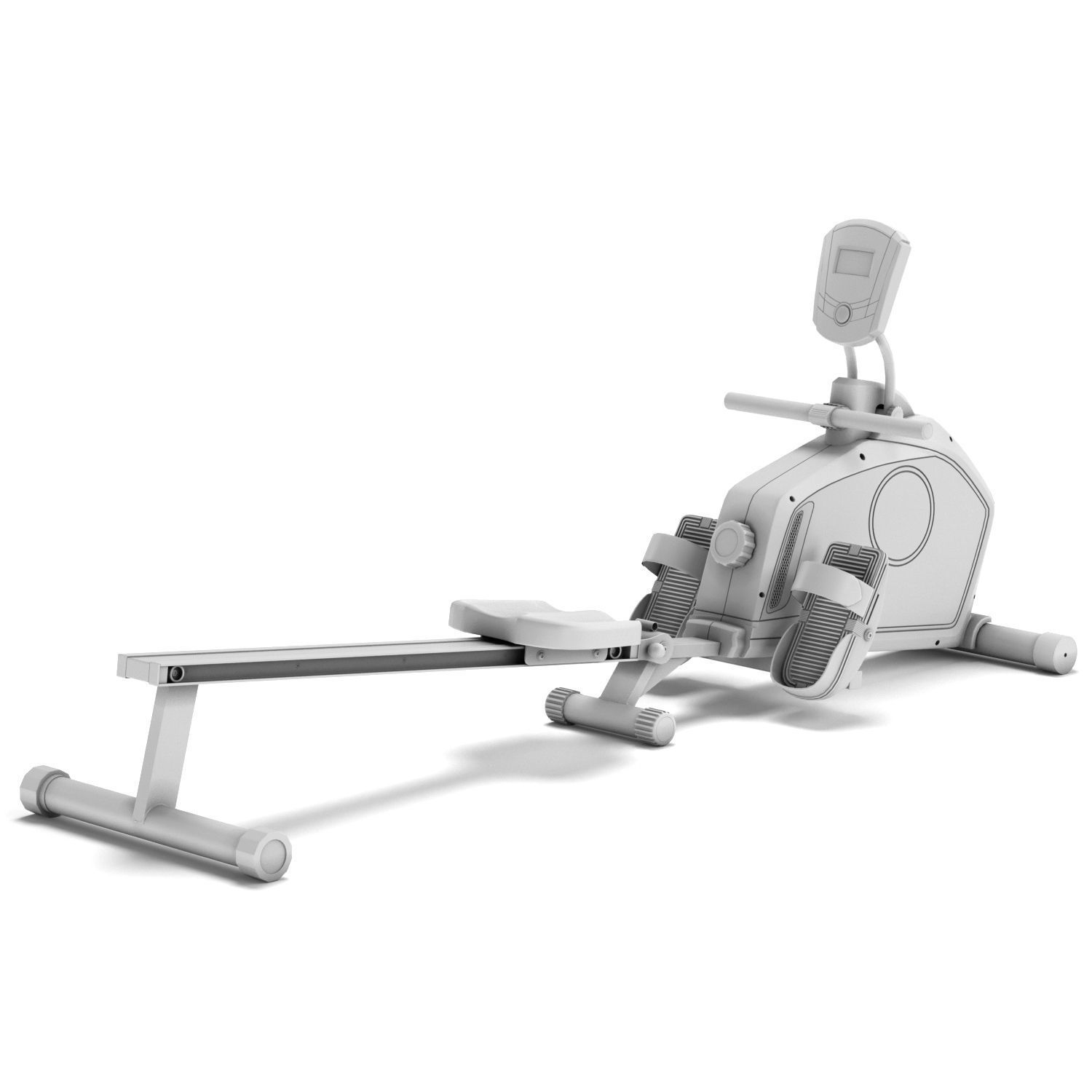 Rowing machine Xterra ERG 200 3D model_10