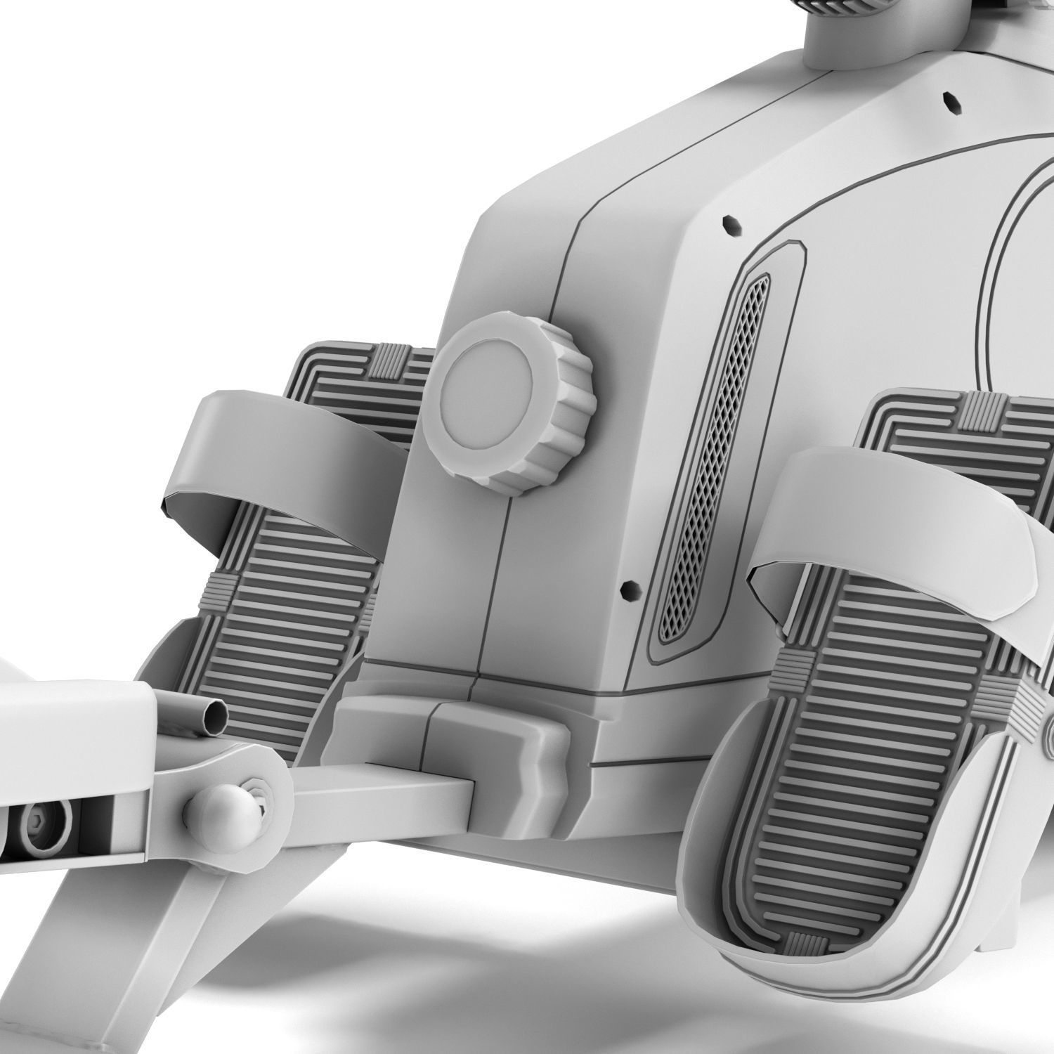 Rowing machine Xterra ERG 200 3D model_24