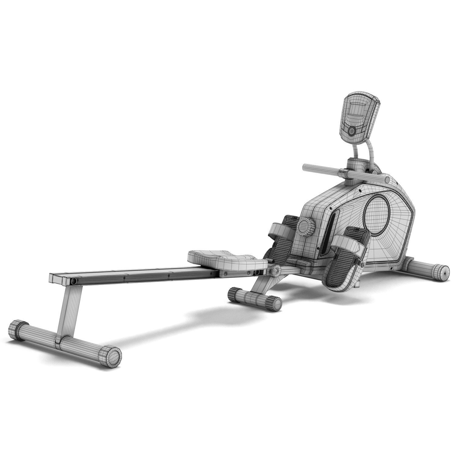 Rowing machine Xterra ERG 200 3D model_11