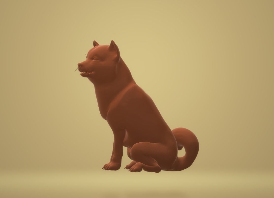 Hund Dog Free 3D print model_2