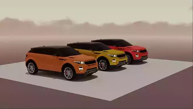 Range Rover 3 in 1 pack 3D model