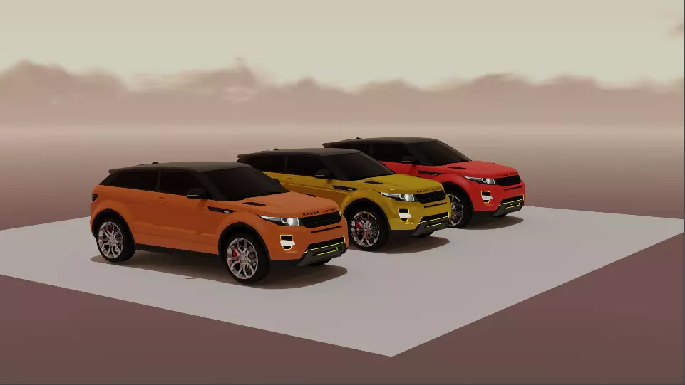 Range Rover 3 in 1 pack 3D model_0