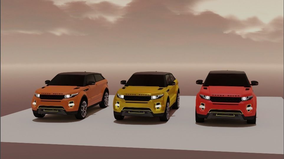 Range Rover 3 in 1 pack 3D model_1