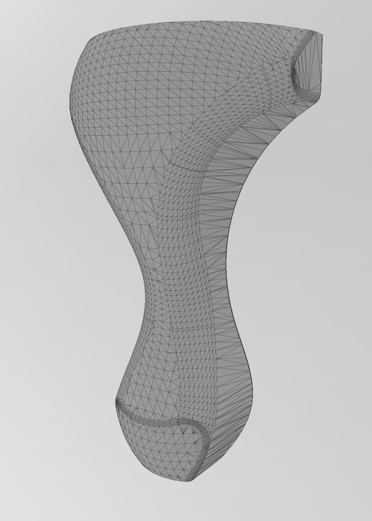 Antique Queen Anne Leg and Feet 3D model 3D printable | CGTrader
