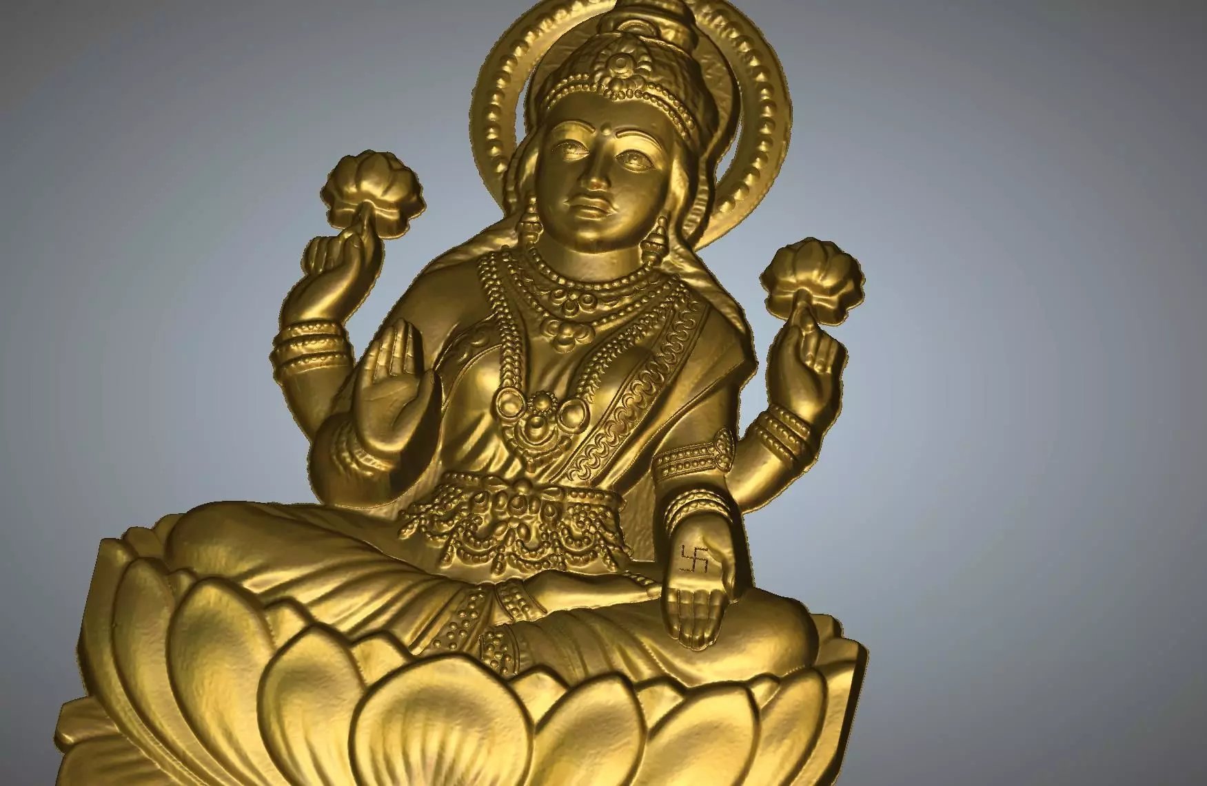 Laxmi ji 3D print model_0