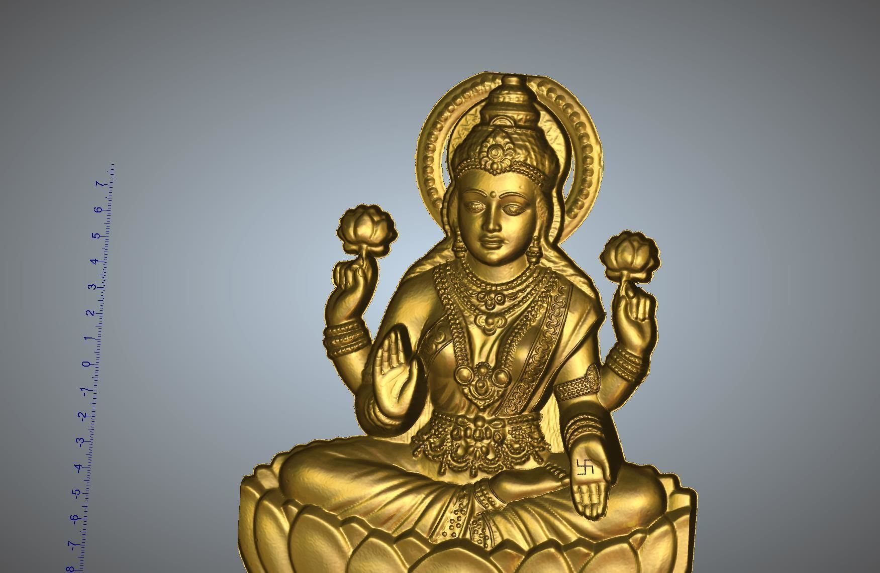 Laxmi ji 3D print model_1
