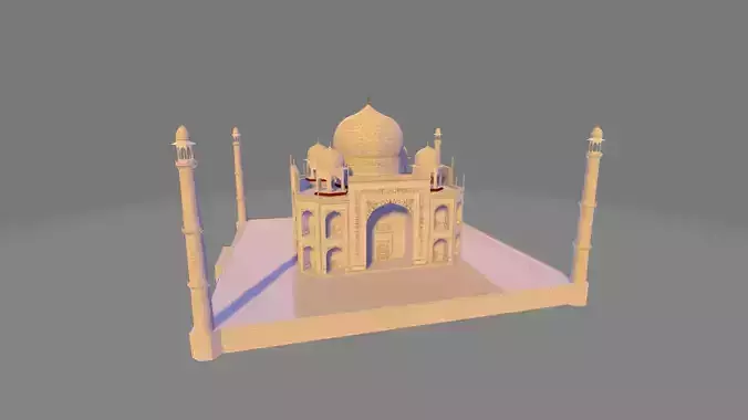Taj Mahal  3D model