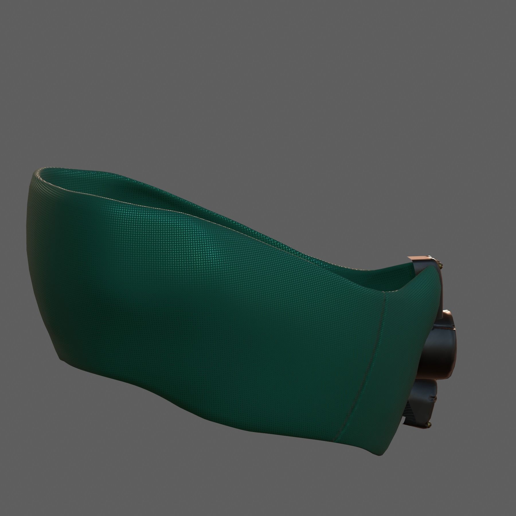 Gas mask helmet 3d model scifi Low-poly Low-poly 3D model_5