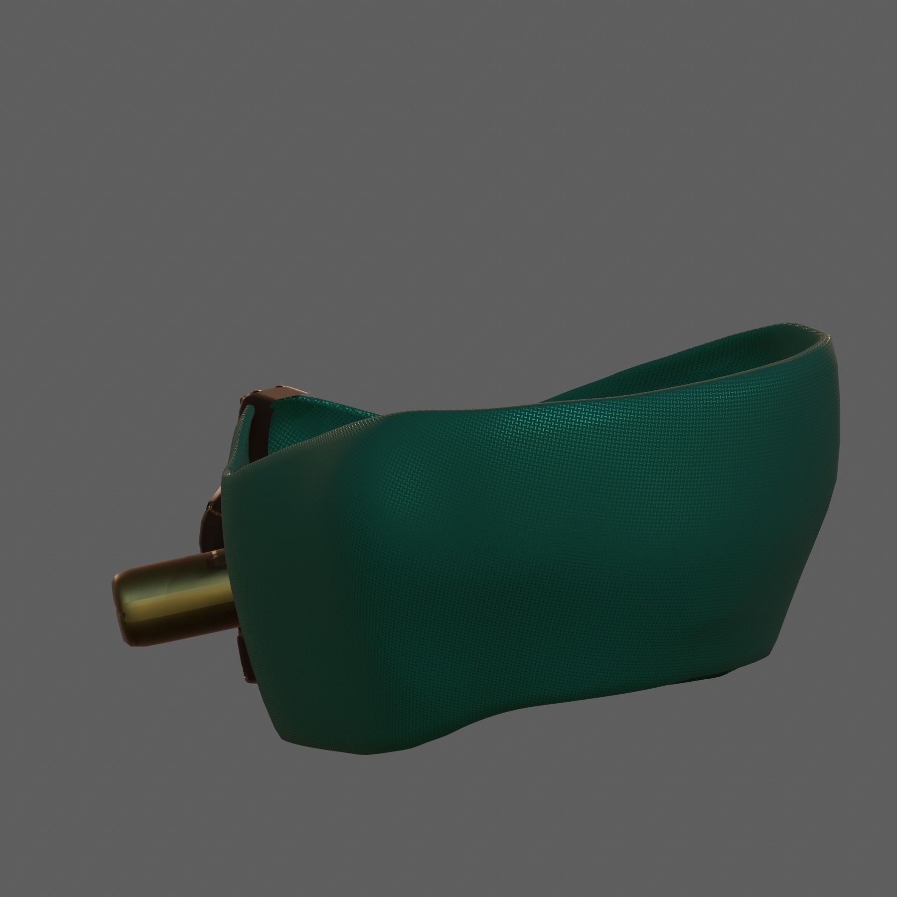 Gas mask helmet 3d model scifi Low-poly Low-poly 3D model_6