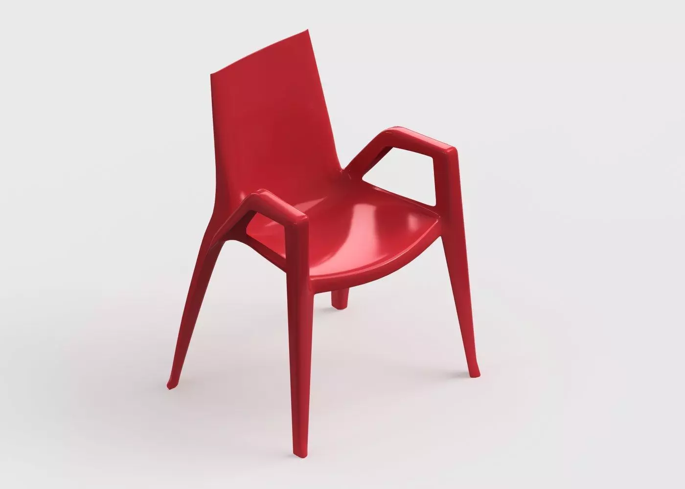 armchair modern 07 3D model