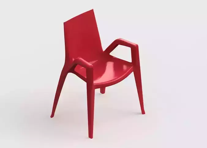 armchair modern 07 3D model