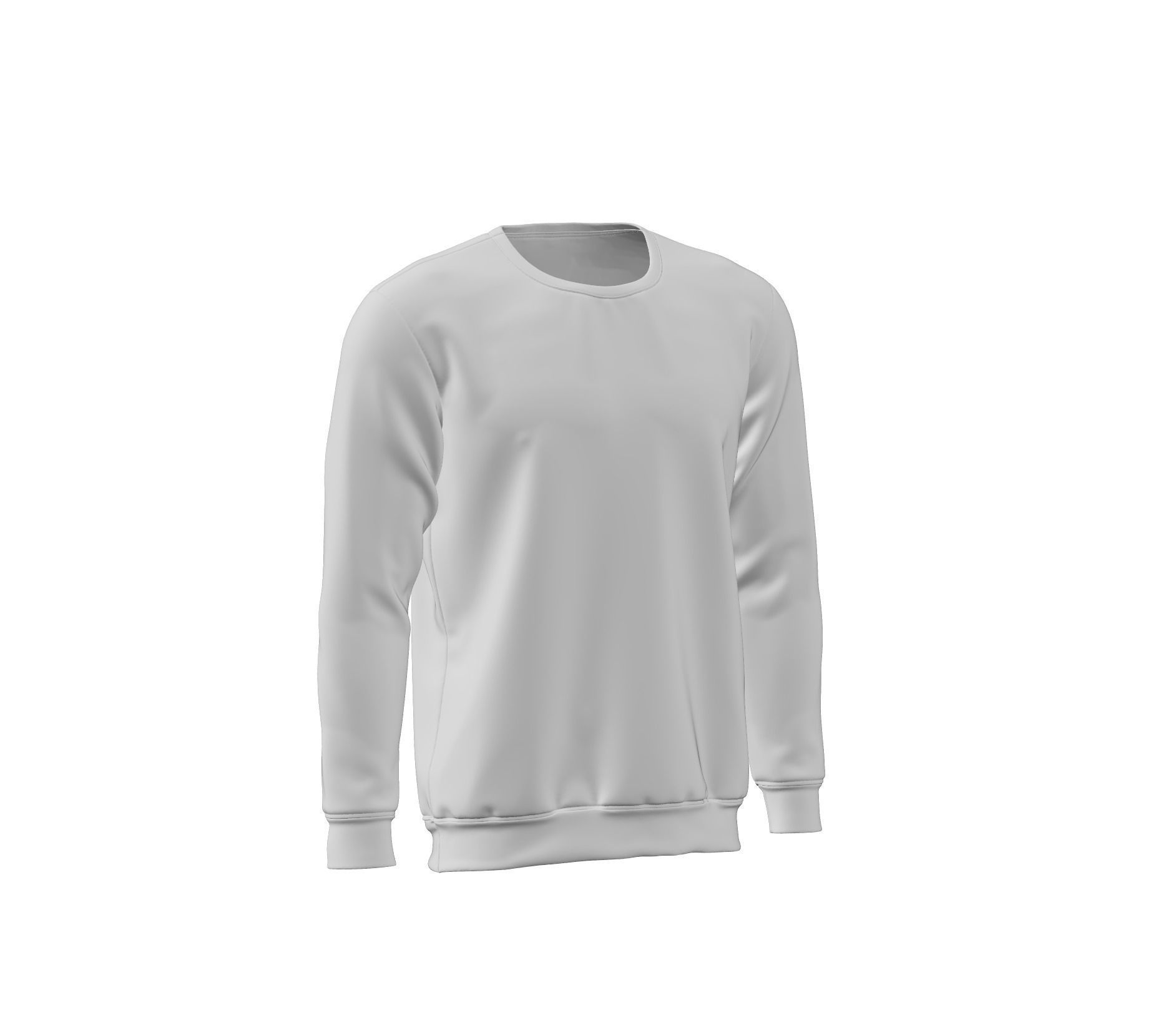 Sweatshirt  3D model_1