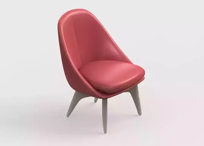 armchair modern 09 3D model