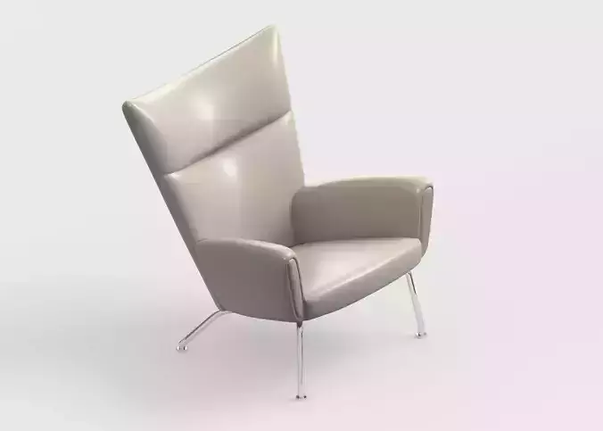 armchair modern 10 3D model