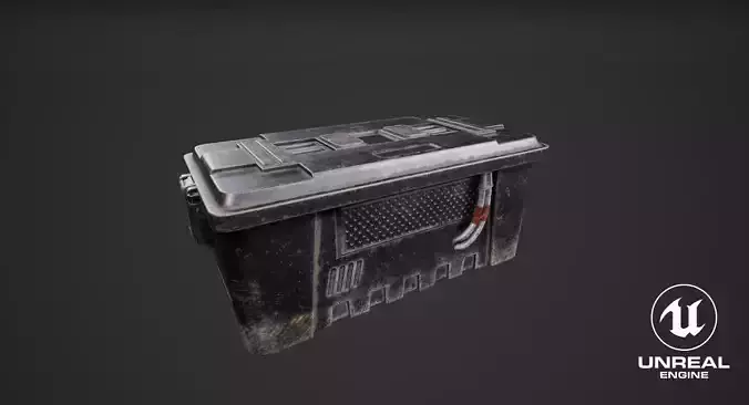 Sci-Fi military Crate