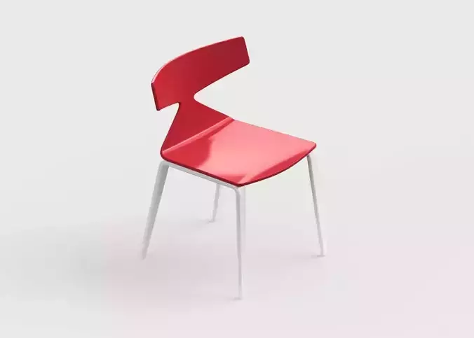 armchair modern 11 3D model