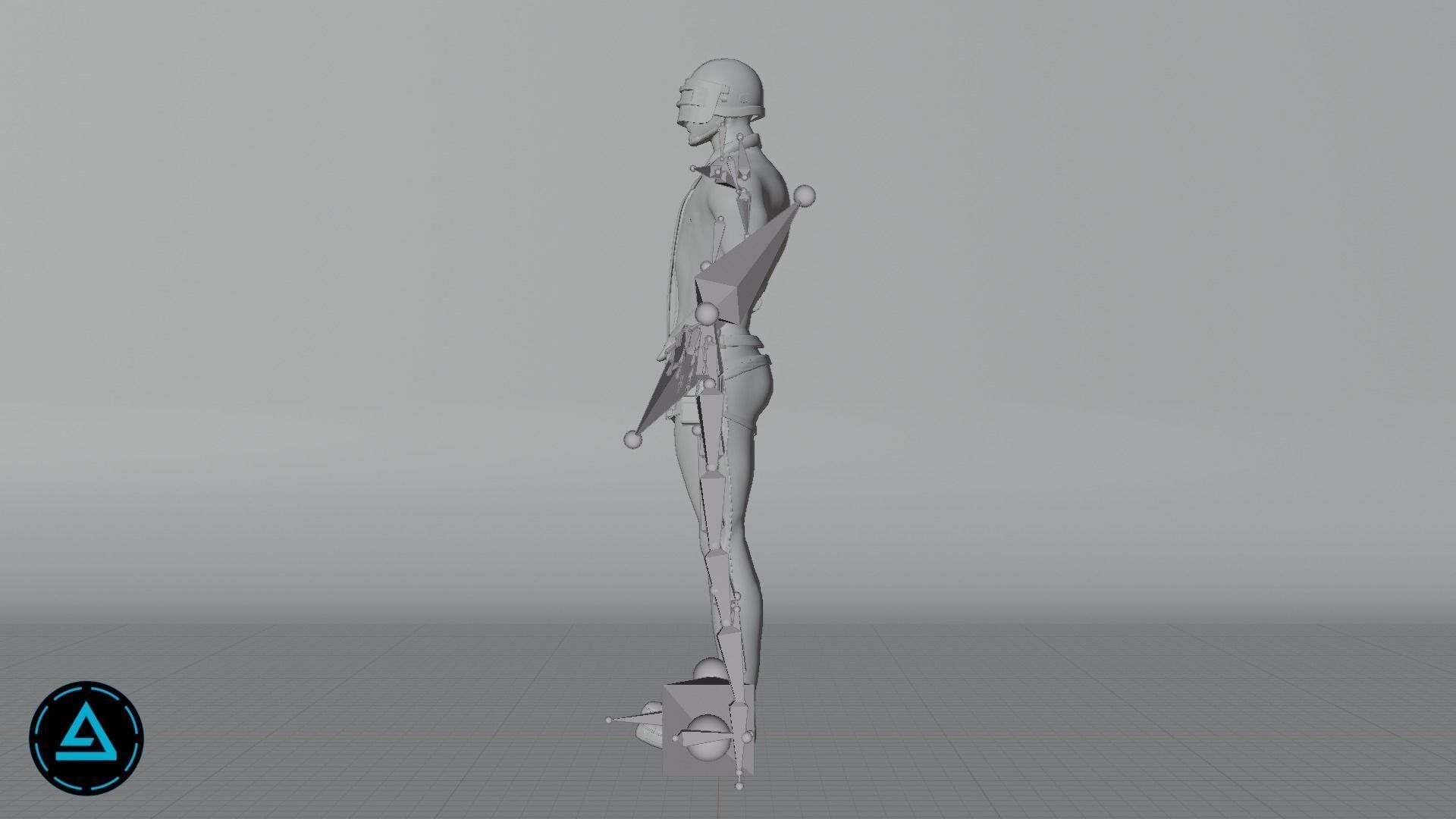 PUBG Type Character  3D model_6