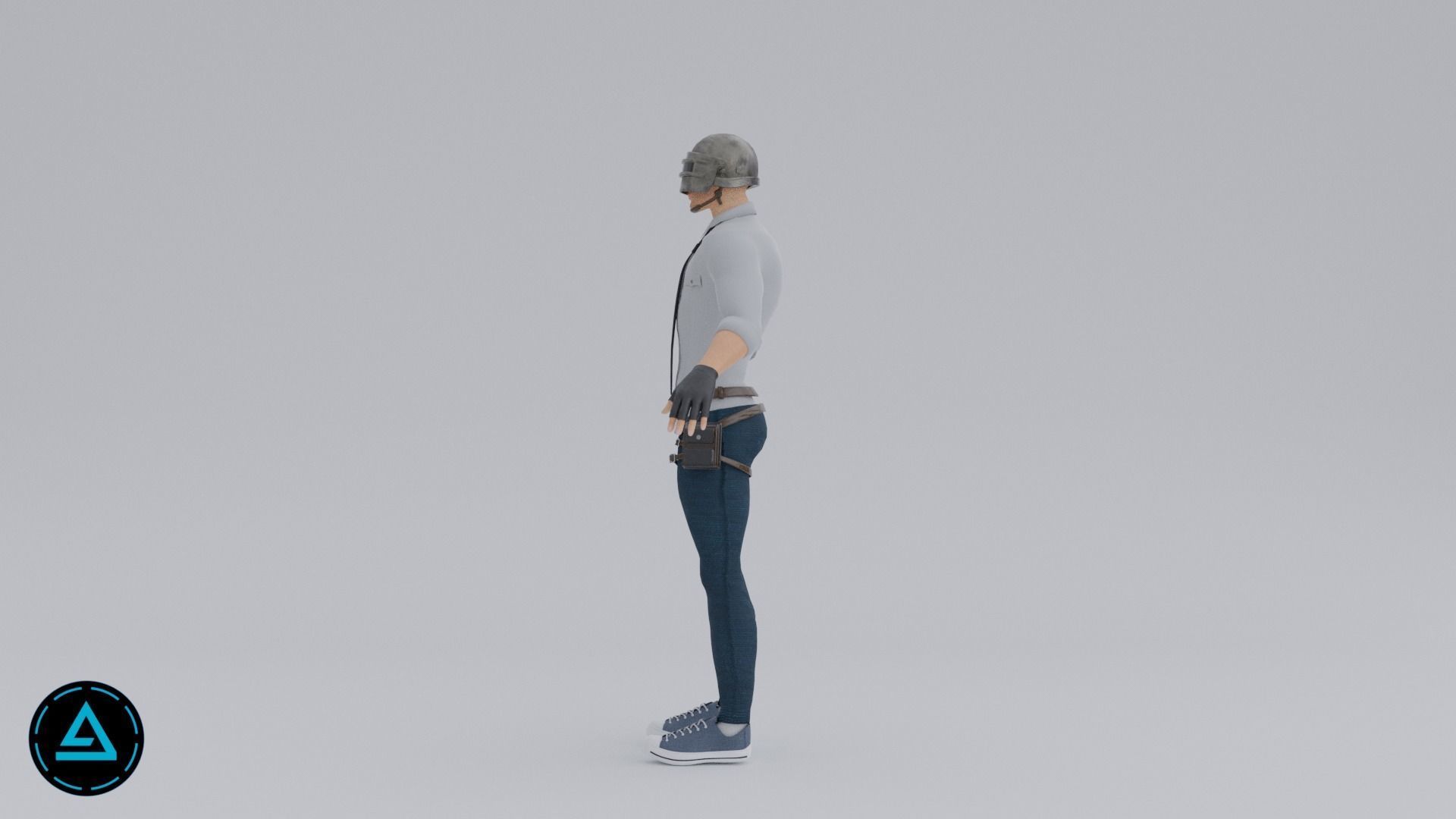 PUBG Type Character  3D model_5