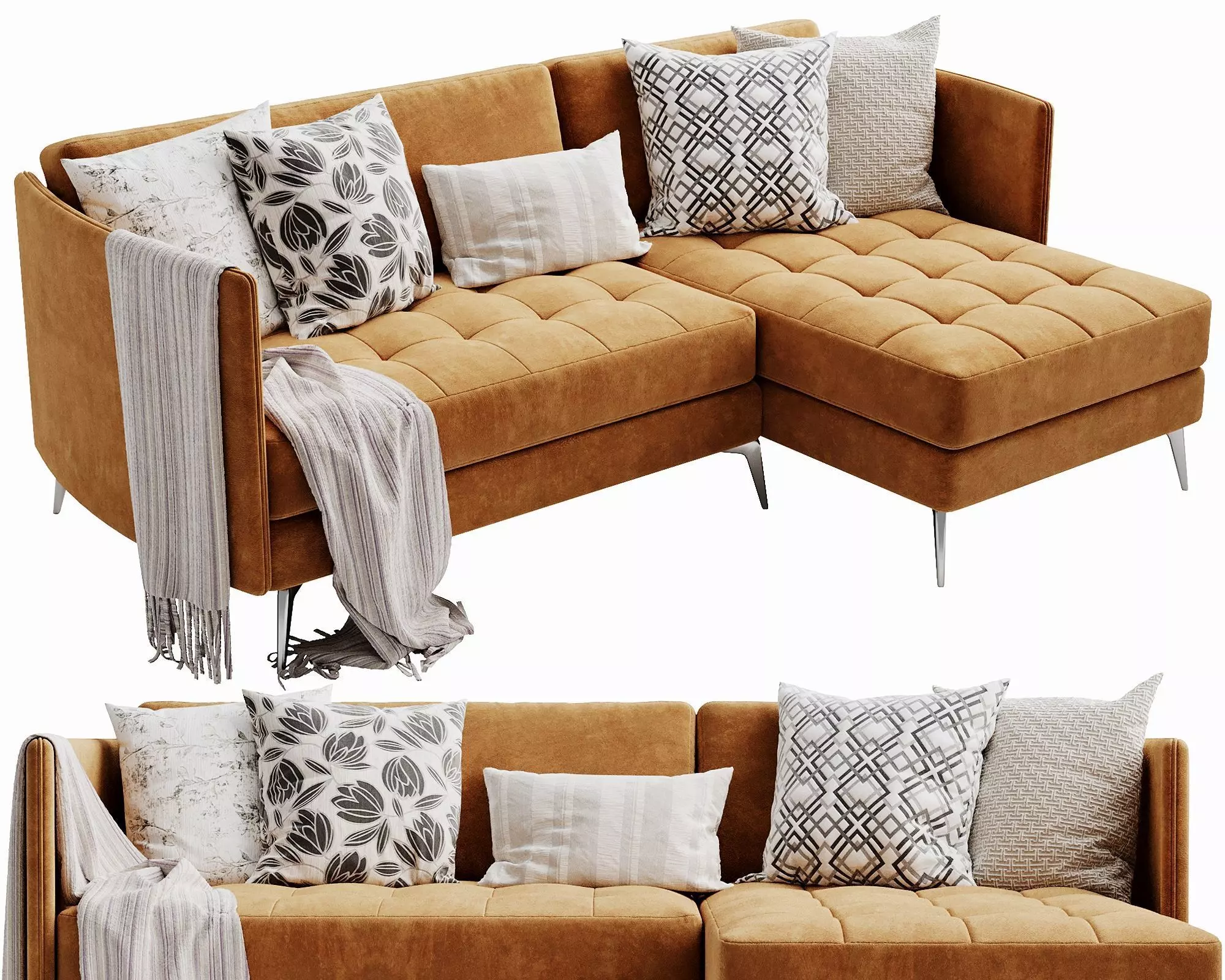 BoConcept Osaka chaise lounge 2 3D model