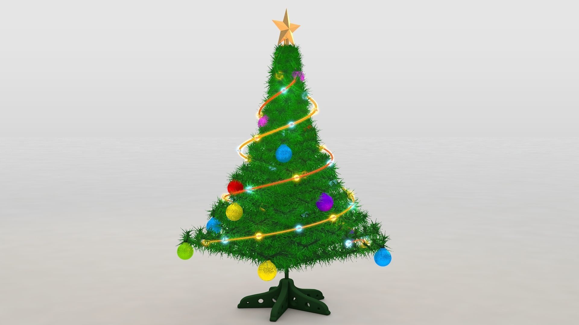 Christmas Tree 3D model_4