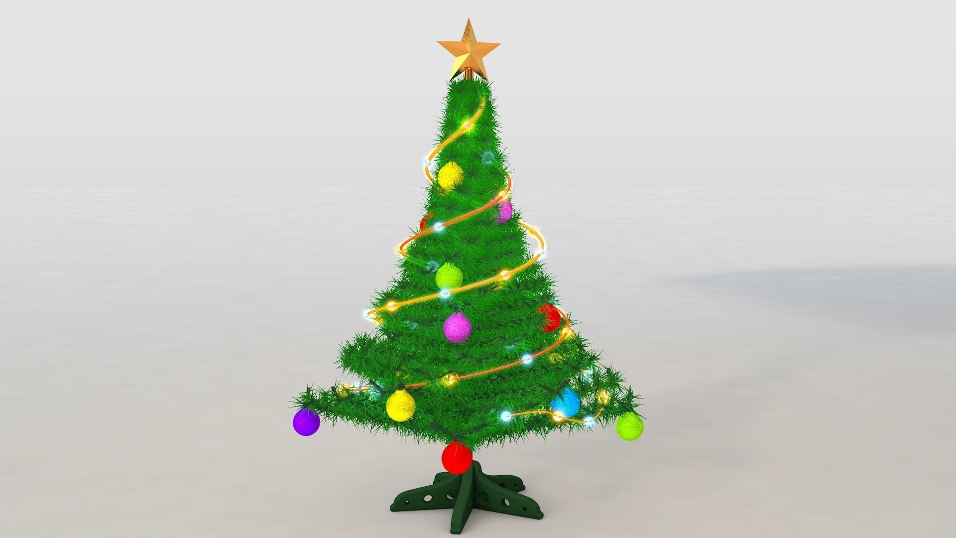 Christmas Tree 3D model_2