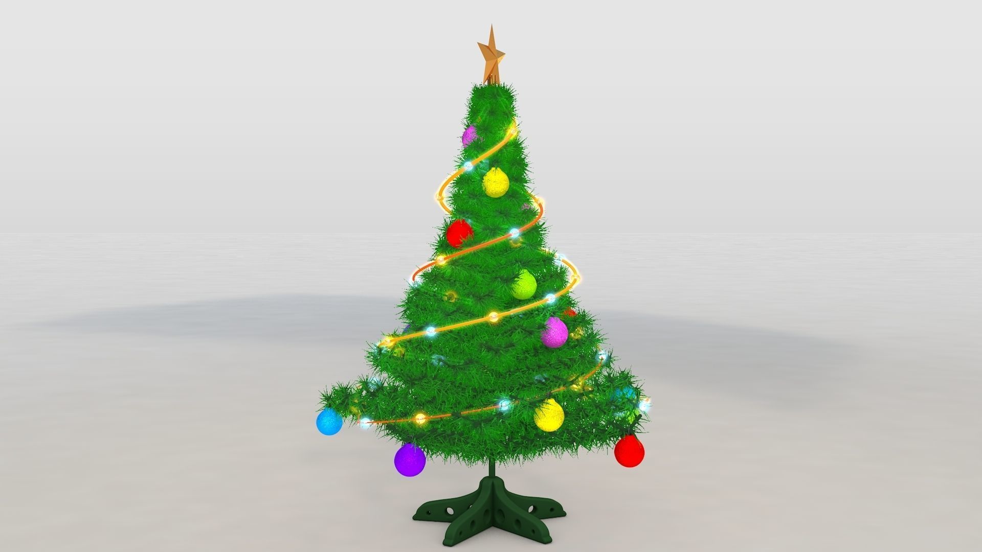 Christmas Tree 3D model_3